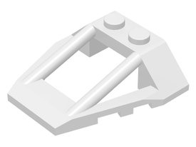 LEGO® los onderdeel Voorruit in kleur Wit 47758