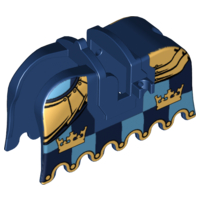 Plaatje in Gallery viewer laden, LEGO® los onderdeel Dier Accessoire Donkerblauw 2490pb07