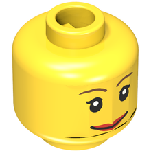 Plaatje in Gallery viewer laden, LEGO® los onderdeel Hoofd in kleur Geel 3626pb0271