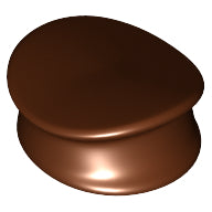 LEGO® los onderdeel Hoofddeksels Roodachtig Bruin 3624