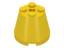 Plaatje in Gallery viewer laden, LEGO® los onderdeel Kegel in kleur Geel 6233