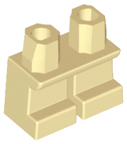 LEGO® los onderdeel Benen Aangepast in kleur Geelbruin 41879