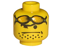 LEGO® los onderdeel Hoofd in kleur Geel 3626bpb0116