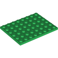 Plaatje in Gallery viewer laden, LEGO® los onderdeel Plaat Algemeen in kleur Groen 3036