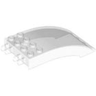 LEGO® los onderdeel Voorruit in kleur Doorzichtig Rood 46413