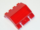 LEGO® los onderdeel Paneel in kleur Doorzichtig Rood 44572