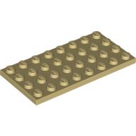 Plaatje in Gallery viewer laden, LEGO® los onderdeel Plaat Algemeen in kleur Geelbruin 3035