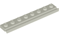 Plaatje in Gallery viewer laden, LEGO® los onderdeel Plaat Aangepast in kleur Lichtgrijs 4510