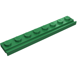 LEGO® los onderdeel Plaat Aangepast in kleur Groen 4510