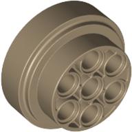 LEGO® los onderdeel Wiel in kleur Donker Geelbruin 60208