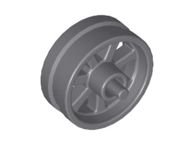 LEGO® los onderdeel Wiel Donker Blauwachtig Grijs 50862
