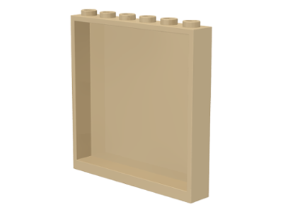 LEGO® los onderdeel Paneel in kleur Geelbruin 59349