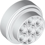 LEGO® los onderdeel Wiel in kleur Wit 60208