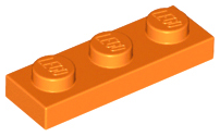 LEGO® los onderdeel Plaat Algemeen in kleur Oranje 3623