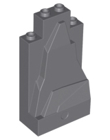 LEGO® los onderdeel Rots Donker Blauwachtig Grijs 47847