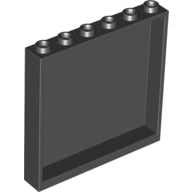 Plaatje in Gallery viewer laden, LEGO® los onderdeel Paneel in kleur Zwart 59349