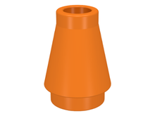Plaatje in Gallery viewer laden, LEGO® los onderdeel Kegel in kleur Oranje 4589