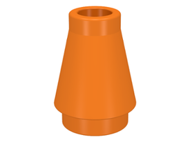 LEGO® los onderdeel Kegel in kleur Oranje 4589