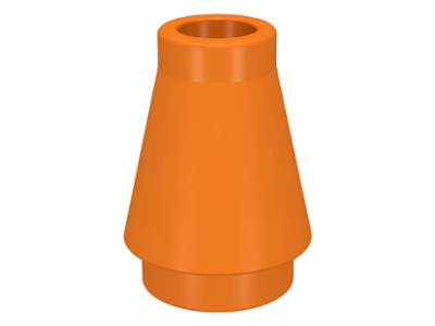 LEGO® los onderdeel Kegel in kleur Oranje 4589