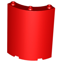 LEGO® los onderdeel Cilinder in kleur Rood 30562