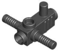 LEGO® los onderdeel Accessoire in kleur Zwart 2516