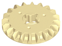 Plaatje in Gallery viewer laden, LEGO® los onderdeel Technische Tandwiel Geelbruin 32198