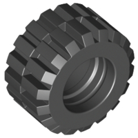 LEGO® los onderdeel Band in kleur Zwart 60700