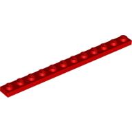 LEGO® los onderdeel Plaat Algemeen in kleur Rood 60479