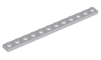 LEGO® onderdeel Plaat Algemeen Licht Blauwachtig Grijs 60479