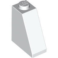 LEGO® los onderdeel Dakpan Algemeen in kleur Wit 60481