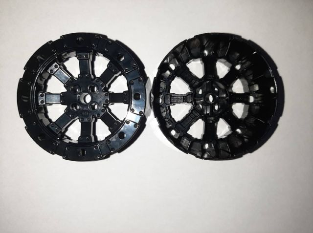 LEGO® los onderdeel Wiel in kleur Zwart 55817