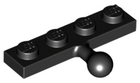 LEGO® los onderdeel Plaat Aangepast in kleur Zwart 3184