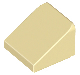 Plaatje in Gallery viewer laden, LEGO® los onderdeel Dakpan Algemeen in kleur Geelbruin 54200