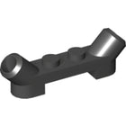 LEGO® los onderdeel Plaat Aangepast in kleur Zwart 61072