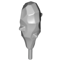 LEGO® los onderdeel Wapen Licht Blauwachtig Grijs 60674