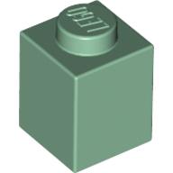 Plaatje in Gallery viewer laden, LEGO® los onderdeel Steen in kleur Zandgroen 3005