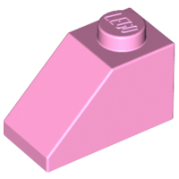 LEGO® los onderdeel Dakpan Algemeen in kleur Fel Roze 3040