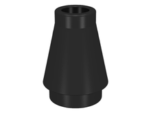 Plaatje in Gallery viewer laden, LEGO® los onderdeel Kegel in kleur Zwart 4589