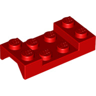 LEGO® los onderdeel Spatbord in kleur Rood 60212