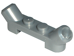 LEGO® los onderdeel Plaat Aangepast Parel Lichtgrijs 61072