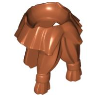 LEGO® los onderdeel Lijf Accessoire Donker Oranje 60750
