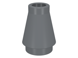 LEGO® los onderdeel Kegel Donker Blauwachtig Grijs 4589