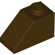 LEGO® los onderdeel Dakpan Algemeen Donker Bruin 3040