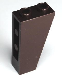 LEGO® los onderdeel Dakpan Omgekeerd Donker Bruin 2449