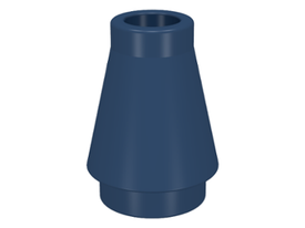 LEGO® los onderdeel Kegel in kleur Donkerblauw 4589