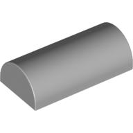 Plaatje in Gallery viewer laden, LEGO® onderdeel Dakpan Gebogen Licht Blauwachtig Grijs 6192b