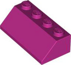 LEGO® los onderdeel Dakpan Algemeen in kleur Magenta 3037