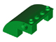 Plaatje in Gallery viewer laden, LEGO® los onderdeel Dakpan Gebogen in kleur Groen 61487