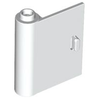 Plaatje in Gallery viewer laden, LEGO® los onderdeel Deur in kleur Wit 60658