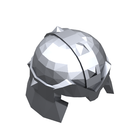 LEGO® los onderdeel Hoofddeksels Metallisch Zilver 60748